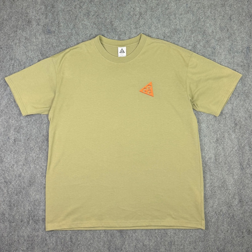 Nike ACG DriFIT Vortex Tee Mens Large Olive Green All Conditions Gear FB8125-276